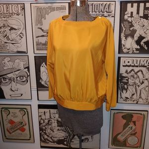 Liz Claiborne Yellow Blouse
